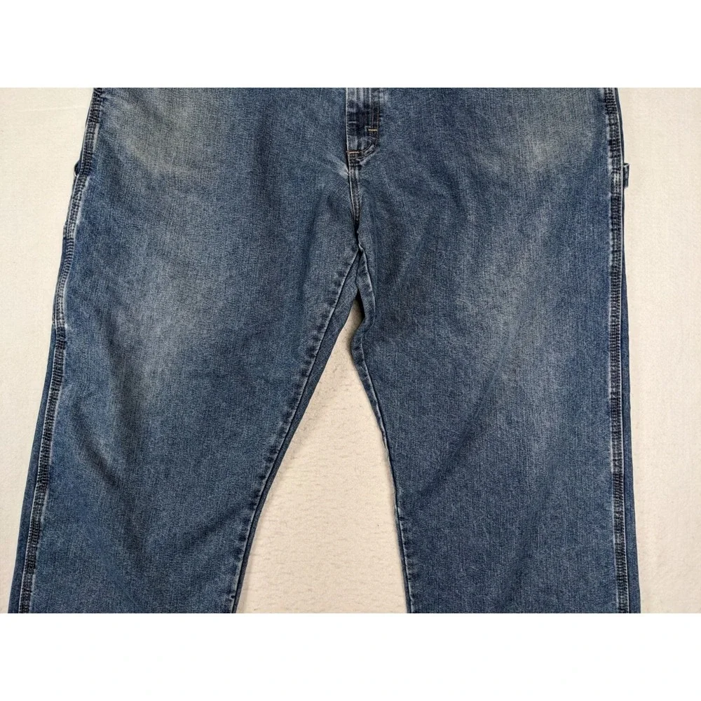 Wrangler Carpenter Jeans 40 x 32 Mens Blue Denim Cotton Blend